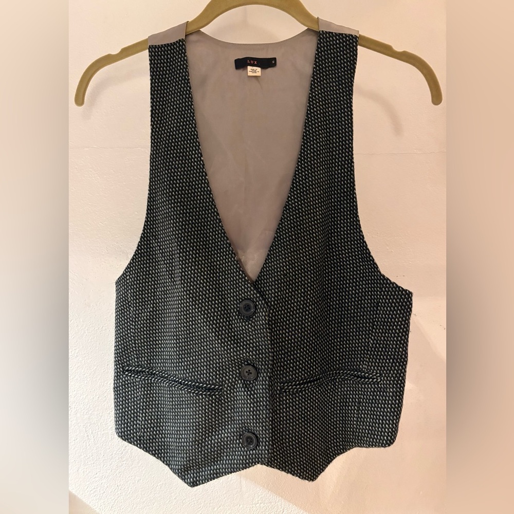 Vintage Lux Patterned Vest